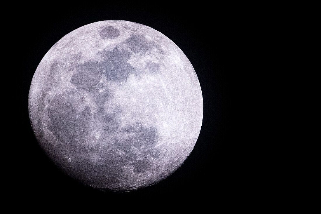 USA, Utah: the full moon shining in Arches National Park