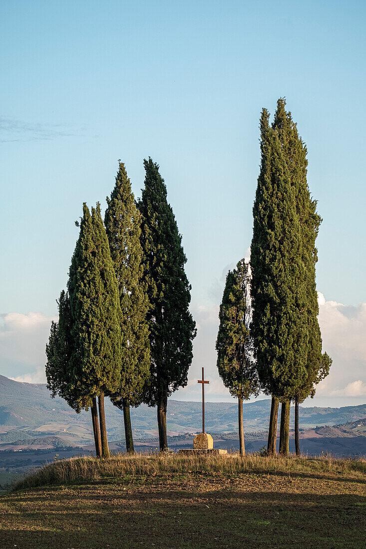 Europe, Italy, Tuscany: San Quirico d'Orcia