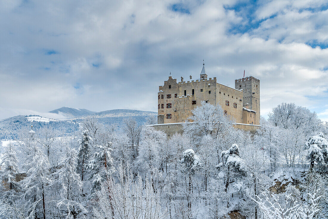 Brunico/Bruneck, province of Bolzano, South Tyrol, Italy. The Brunico castle