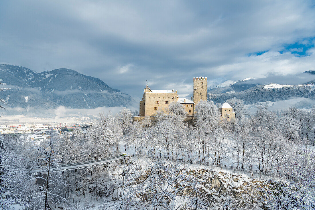 Brunico/Bruneck, province of Bolzano, South Tyrol, Italy. The Brunico castle