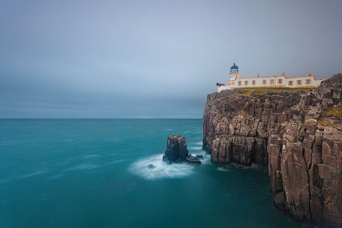 Neist Point Leuchtturm, Isle of Skye, Innere Hebriden, Schottland, Europa