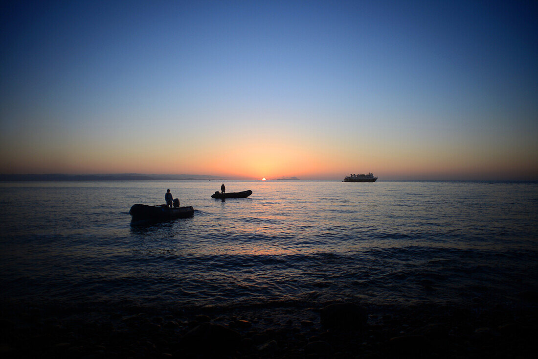 Sunset in Sea of Cortez, Baja California, Mexico