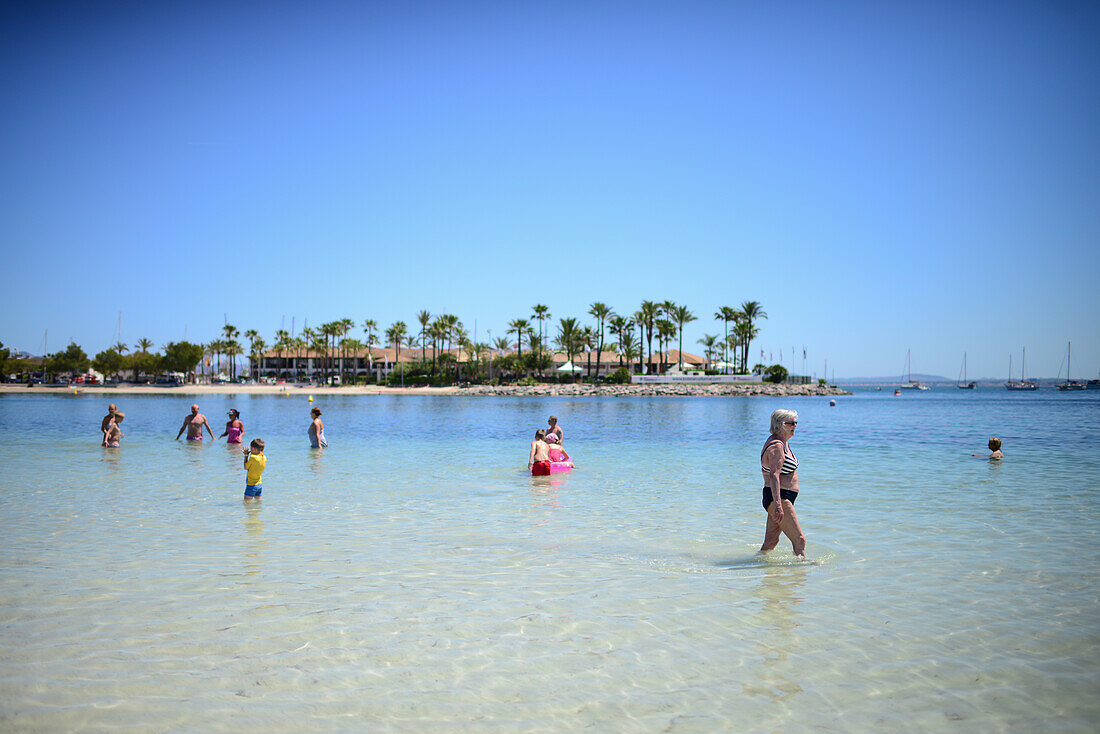 Alcudia beach in Mallorca, Spain