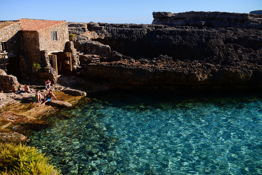 Cala S'Almunia auf Mallorca, Spanien