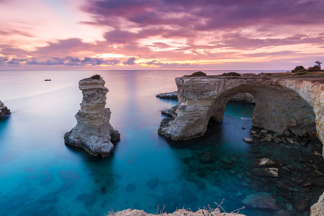 Torre Sant Andrea near Melendugno, Lecce district, Apulia, Italy