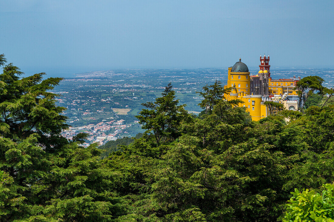 Pena-Nationalpalast, UNESCO-Weltkulturerbe, Sintra, Portugal, Europa