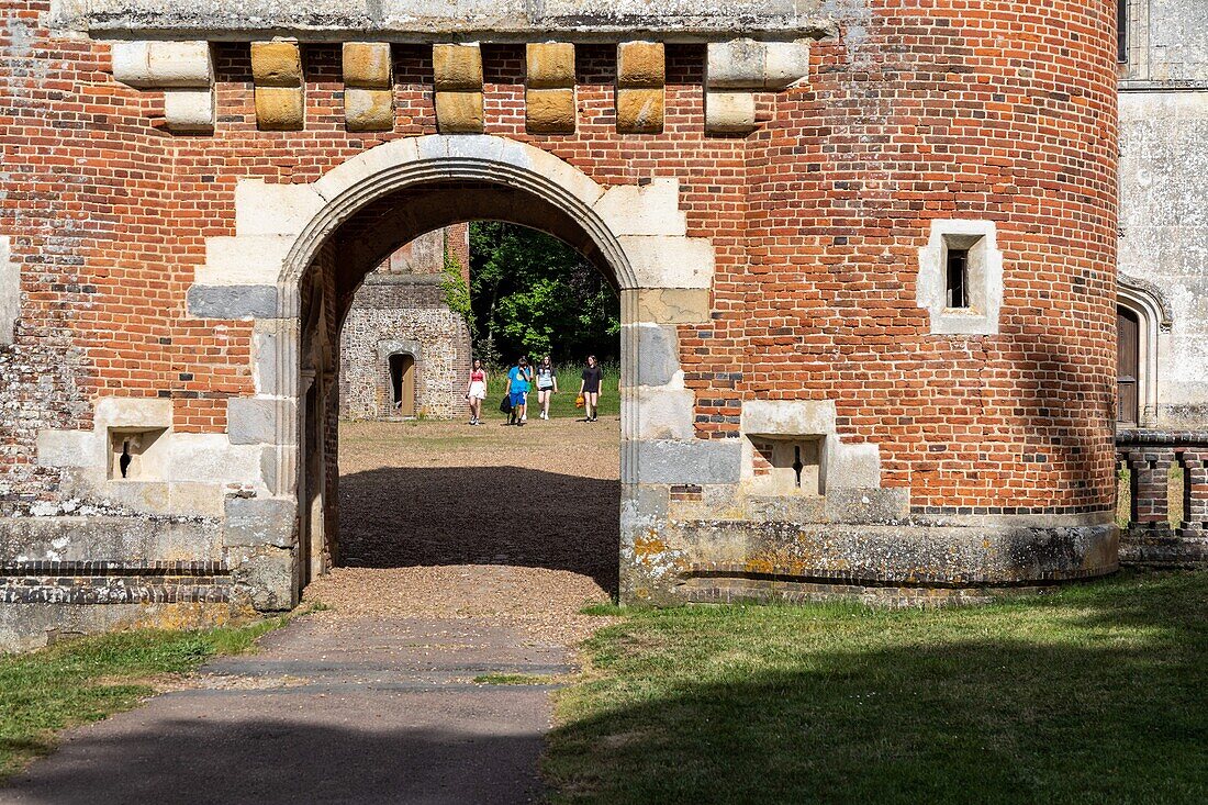 Die Landwirtschaftsschule im Château de Chambray, Mesnil-sur-iton, Eure, Normandie, Frankreich