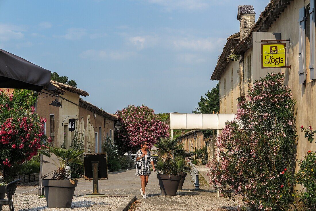 Logis de france, Hotel der Zitadelle, Festungsanlagen von Vauban, Gironde, Frankreich