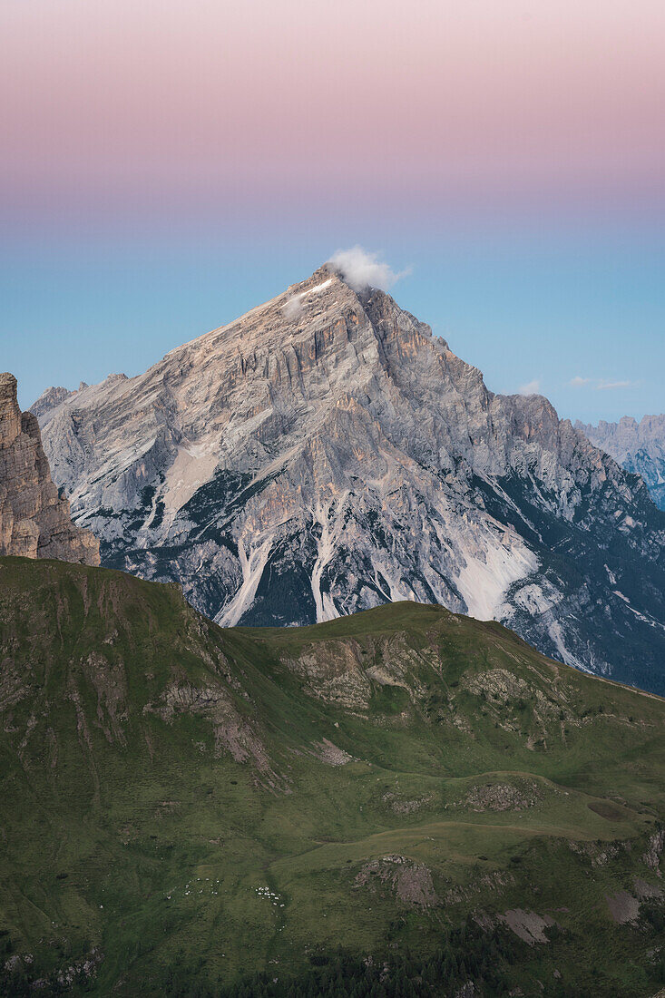 Antelao, the higher mountain of Cadore Dolomiti, in Dolomiti Bellunesi, Belluno, Veneto, Italy
