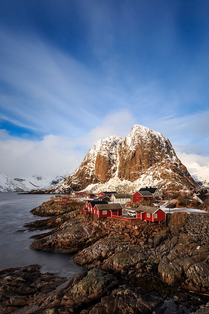 Hamnoy Dorf, Moskenes, Nordland, Lofoten Inseln, Norwegen