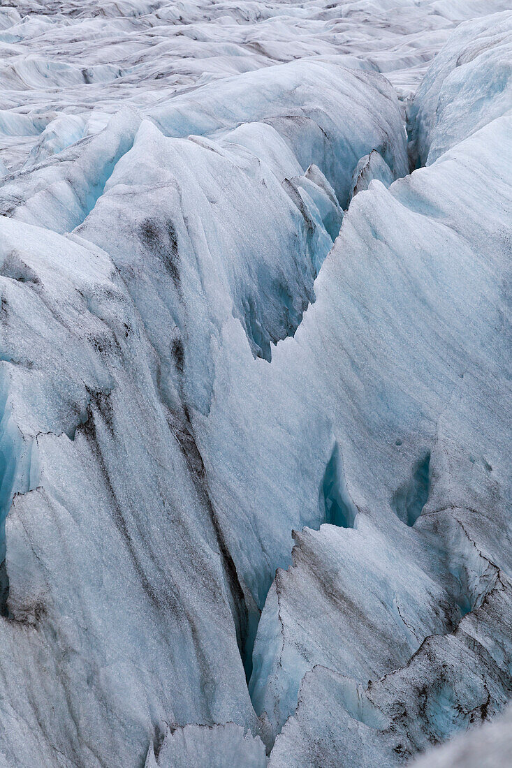 Detail of Vatnajokull glacier Iceland, Northern europe