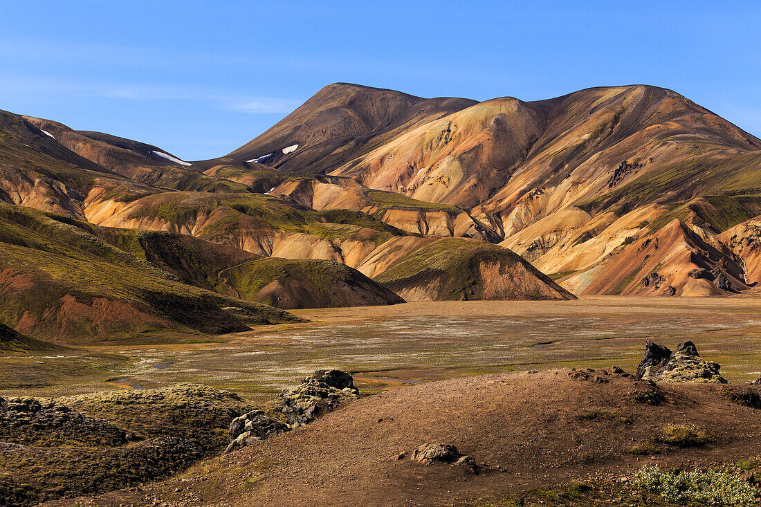 Landmannalaugar, Fjallabak Nature Reserve, Highlands, Southern Region, Iceland, Europe