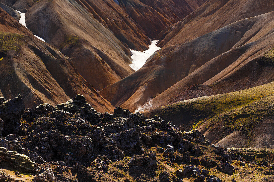 Landmannalaugar, Fjallabak Nature Reserve, Highlands, Southern Region, Iceland, Europe