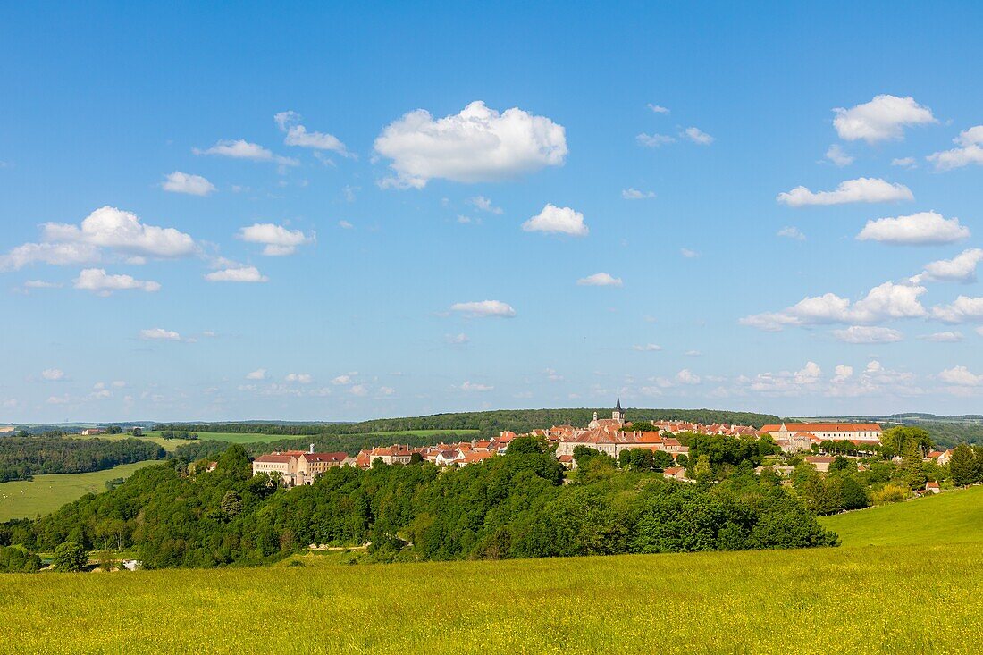 Flavigny sur ozerain, (21) cote-d'or, burgundy, france