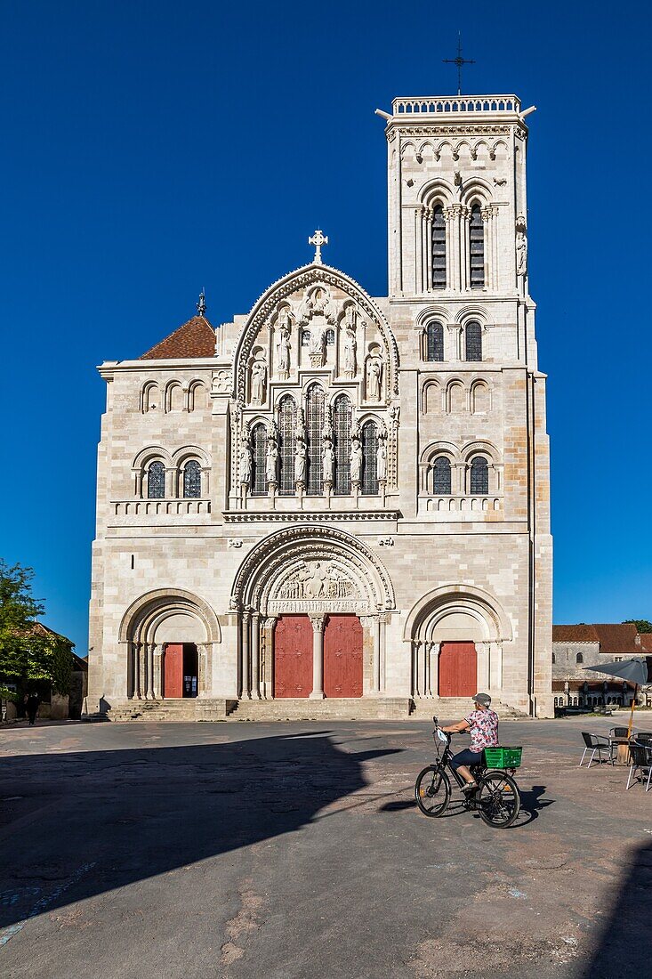 Basilika der heiligen Maria Magdalena, vezelay, (89) yonne, burgund, frankreich