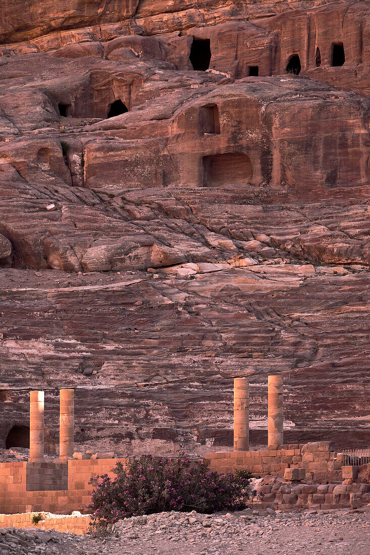 Details in Petra, Wadi Musa, Jordanien, Naher Osten