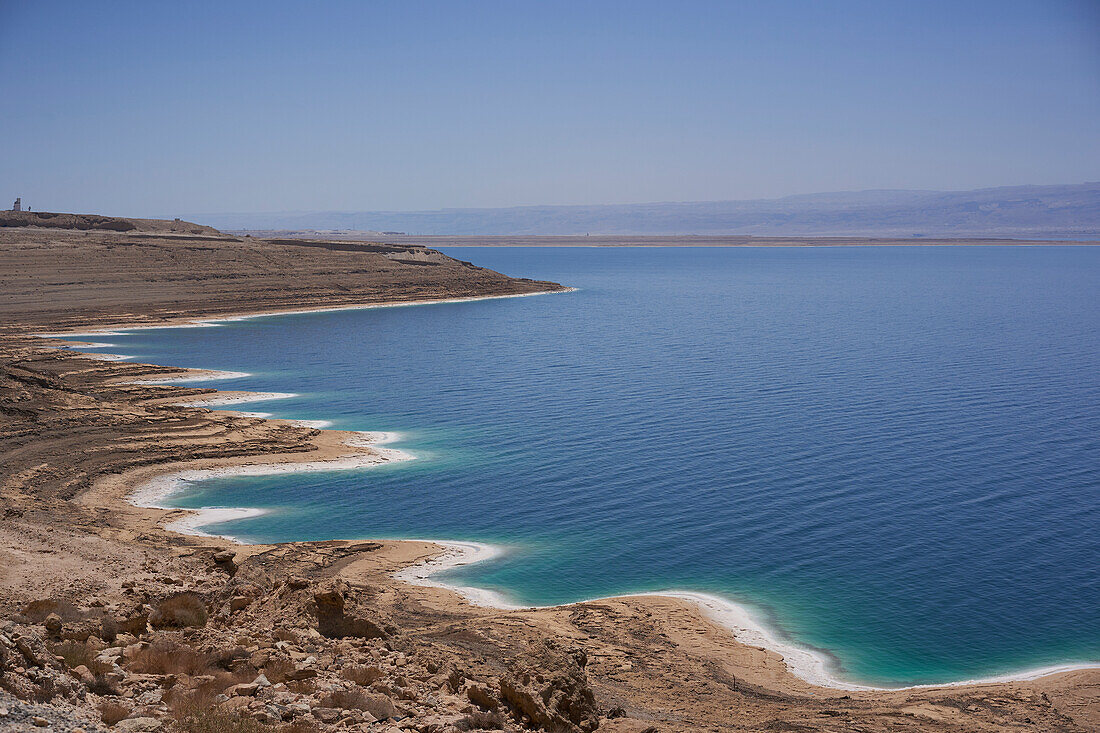 Küste des Toten Meeres, Jordanien, Naher Osten