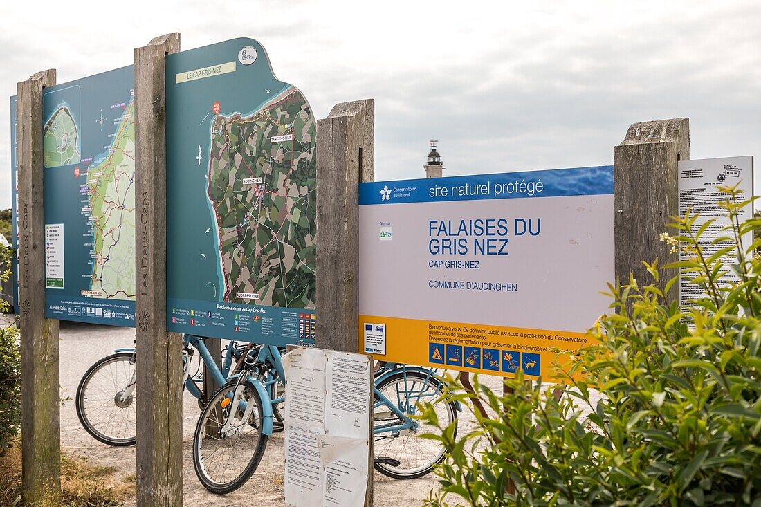 Gris nez (graue nase) umhang, audinghen, (62) pas-de-calais, frankreich