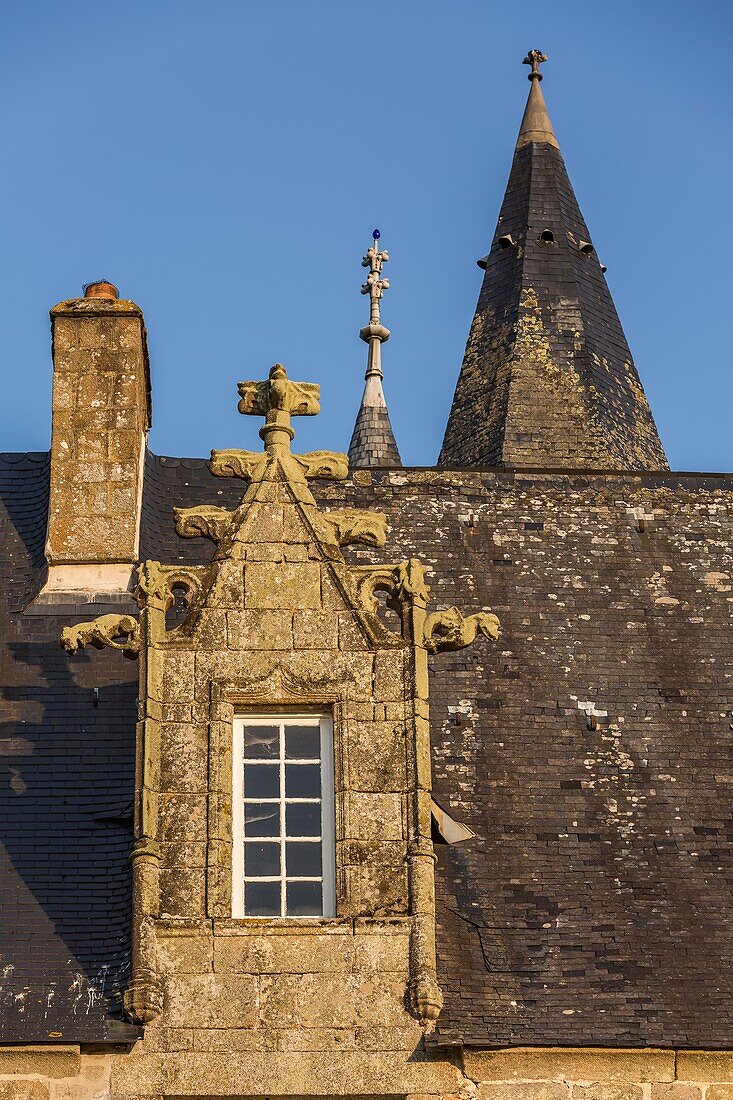 Schloss von Bourgon, Montourtier, (53) Mayenne, Departement Loire