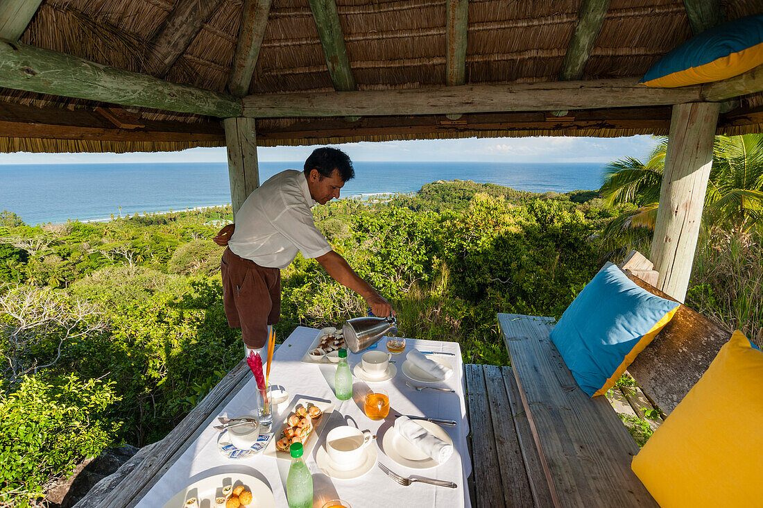 Hoher Tee im Glacis Cerf, Fregate Island Resort, Seychellen