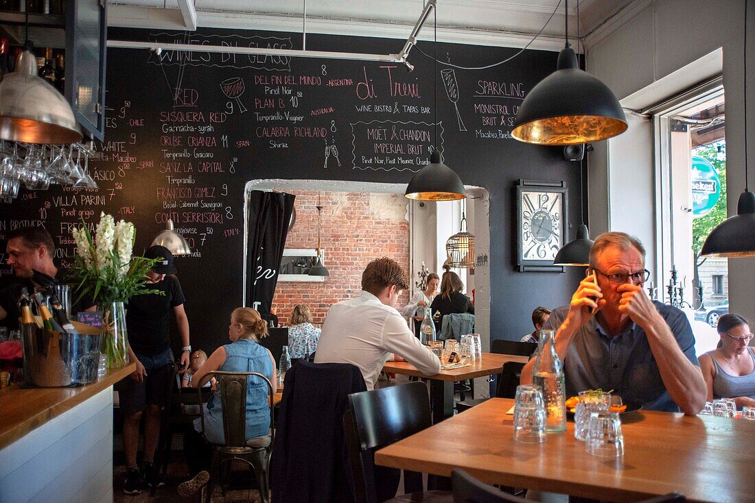 Di Trevi Restaurant in der Aurakatu Straße im Stadtzentrum von Turku, Finnland