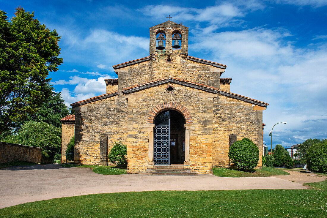 San Julian de los Prados World Heritage Church in Oviedo, Asturias,