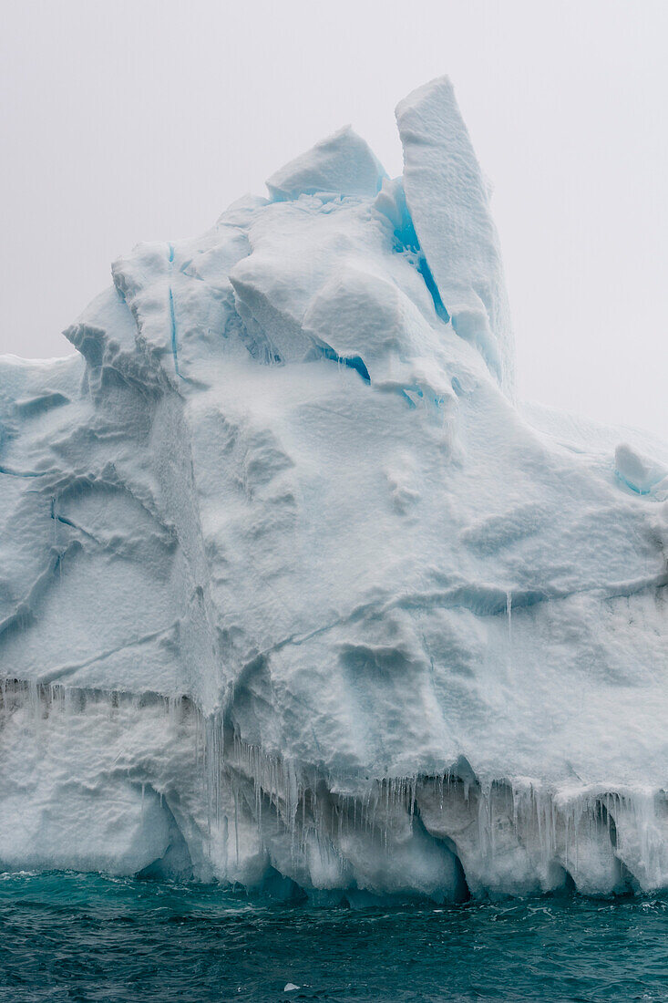 Detail of an iceberg at Austfonna ice cap. Nordaustlandet, Svalbard, Norway