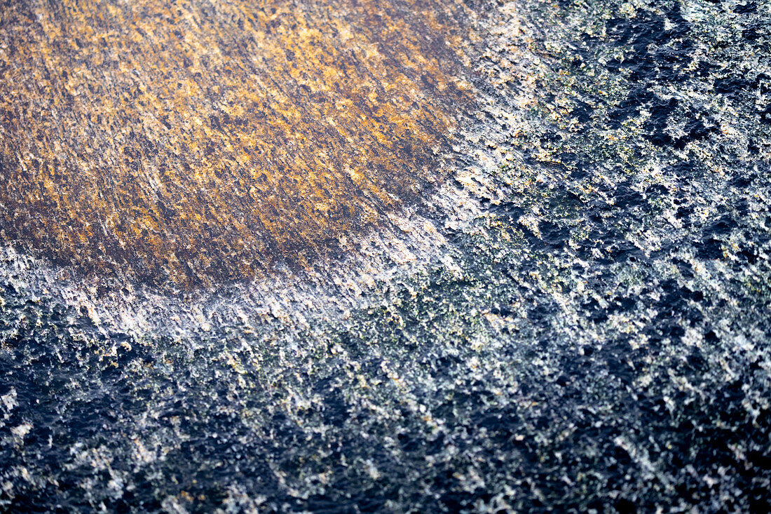 Detail of Uttakleiv beach stone, Lofoten Islands, Nordland, Norway.