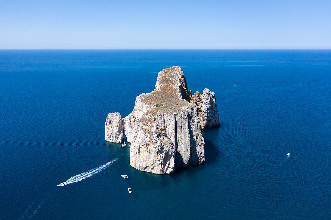 Die Insel Pan di Zucchero, Sulcis Iglesiente, Sardinien, Italien