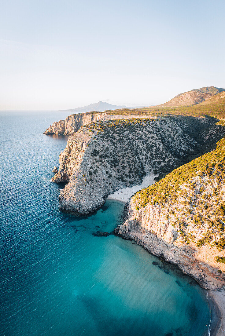 Cala domestica Kap und Strand, Sulcis Iglesiente Sud Sardegna Provinz, Sardinien, Italien