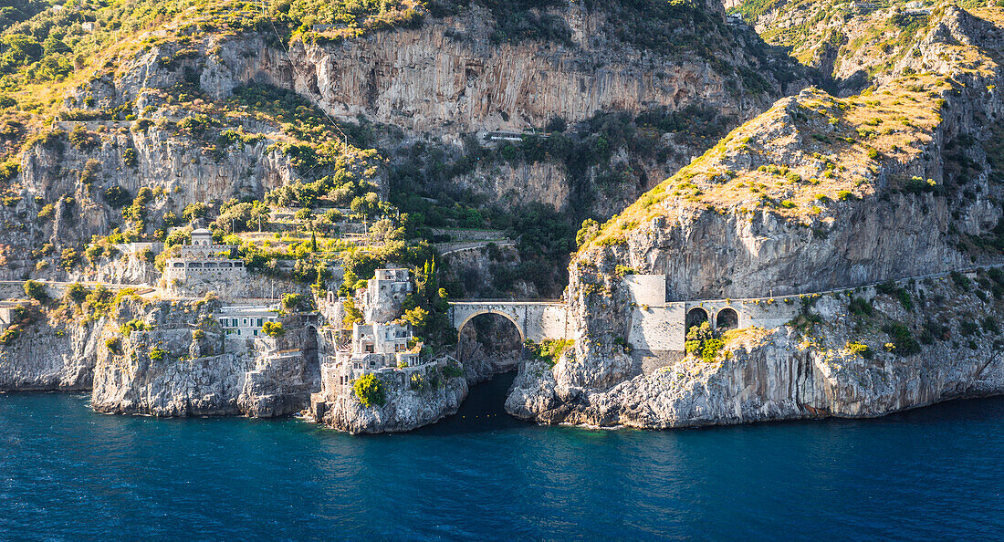 Fiordo di Furore, Amalfi Coast, Campania, Italy.