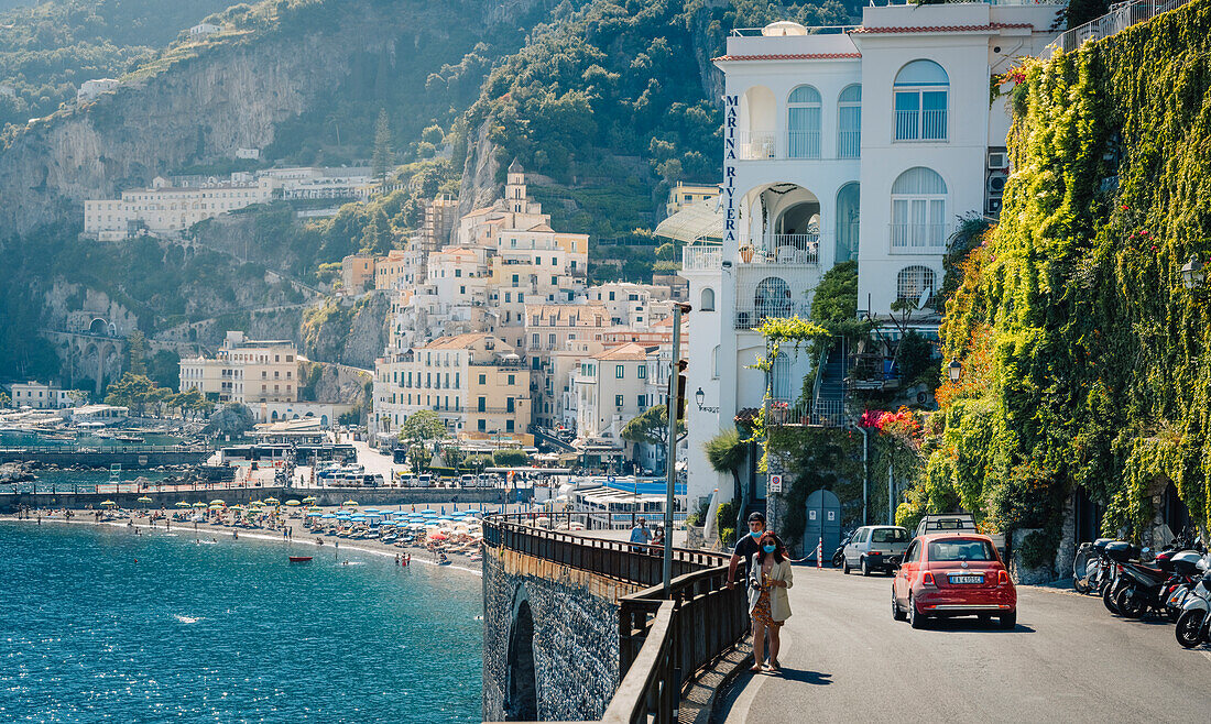 Amalfi, Amalfiküste, Kampanien, Italien.