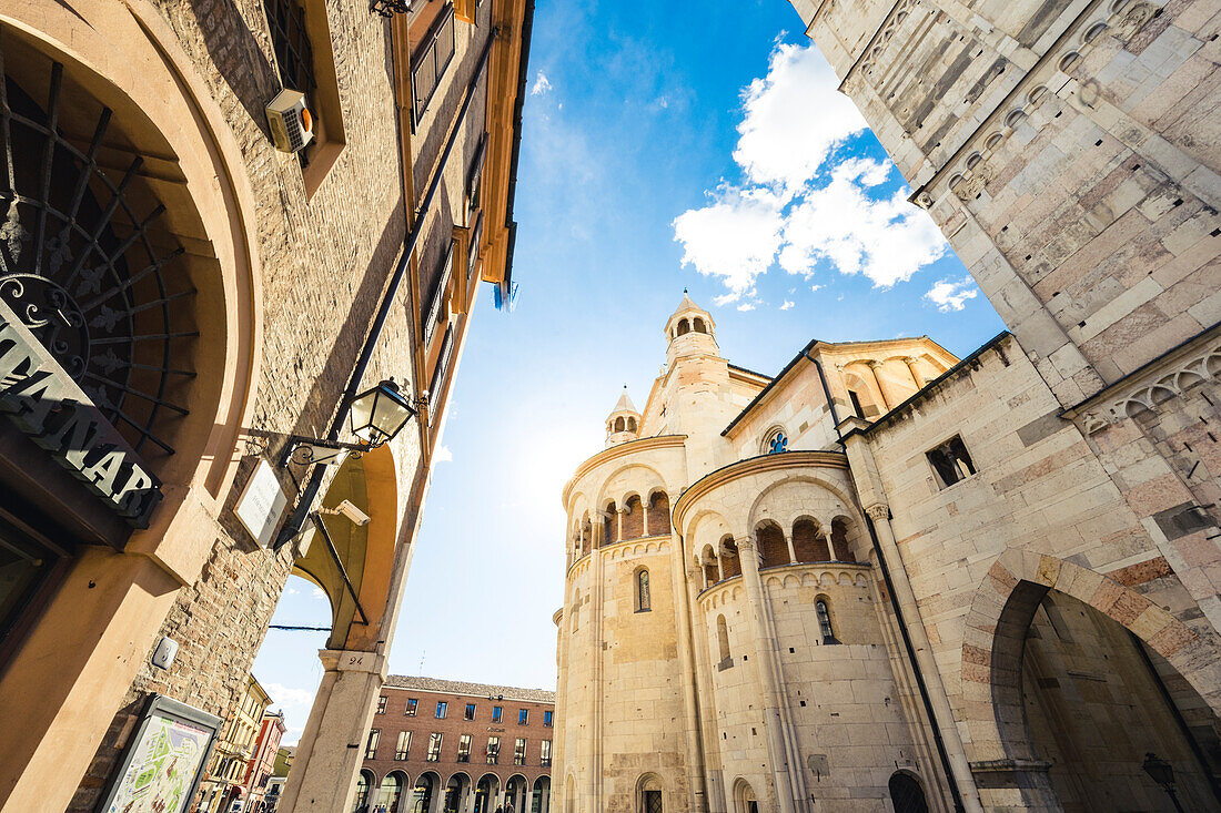 Modena Dome and Piazza Grande. Modena, Emilia Romagna, Italy