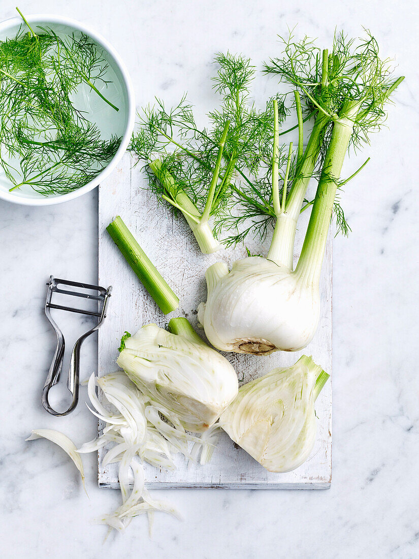 Fenchel richtig schneiden