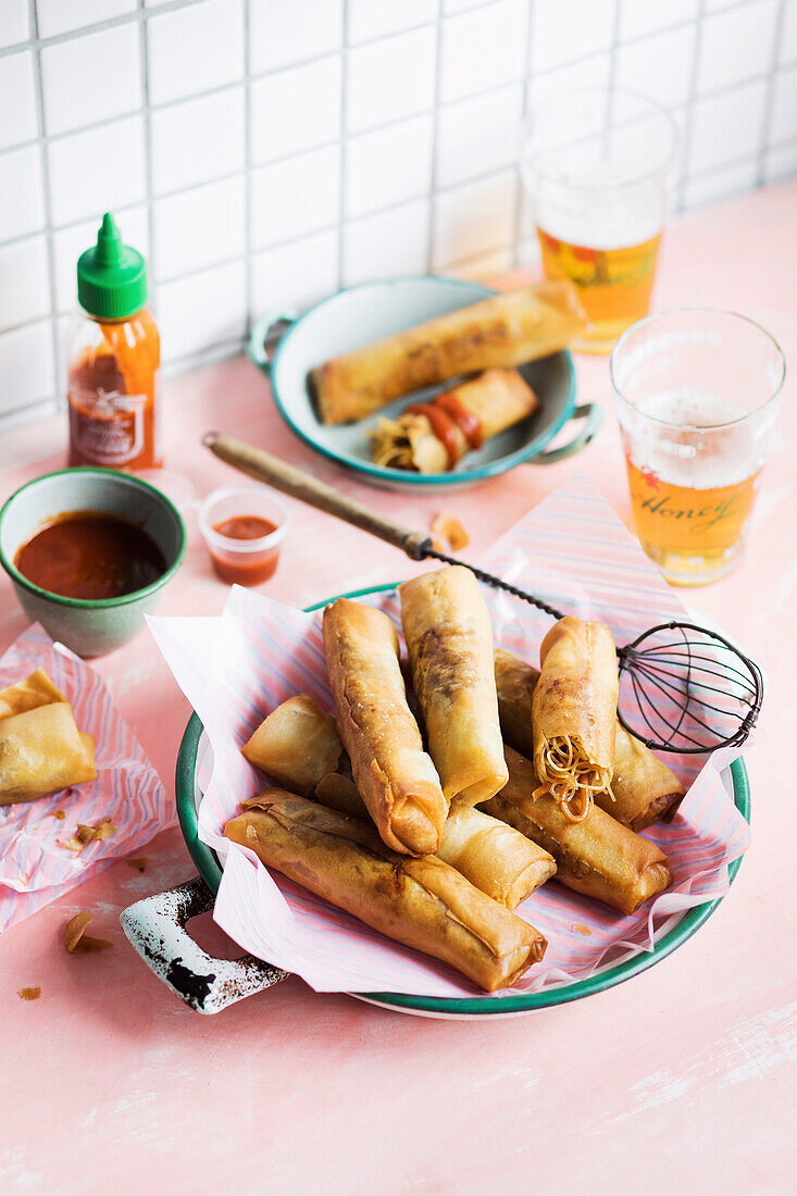 Vegetable spring rolls