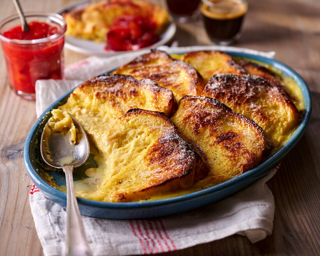 Brioche Perdu (French bread dessert)