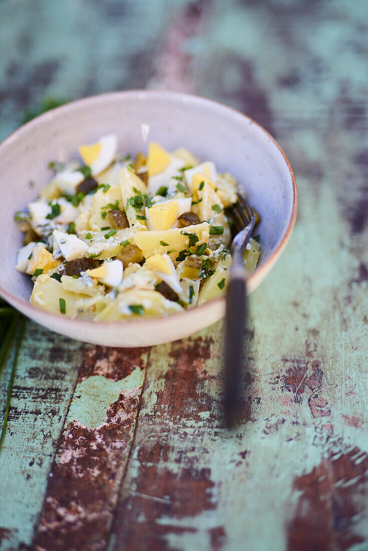 Traditional potato salad