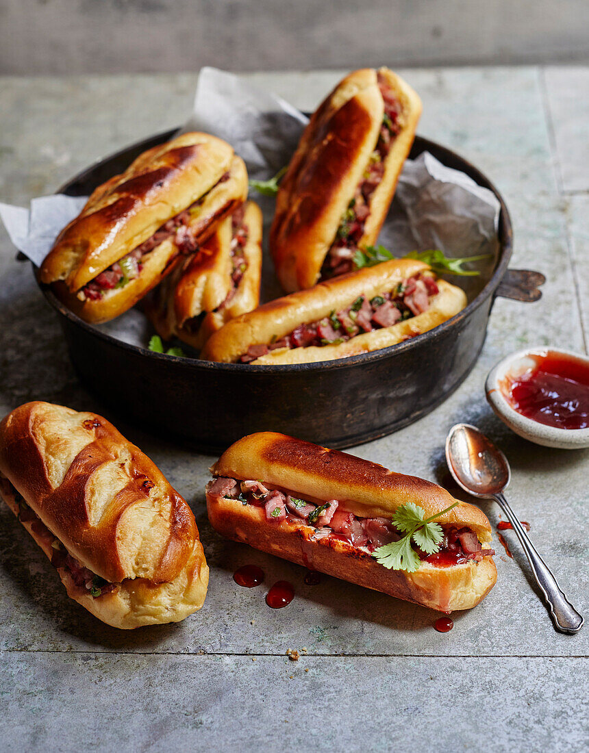 Chinese barbecue pork buns