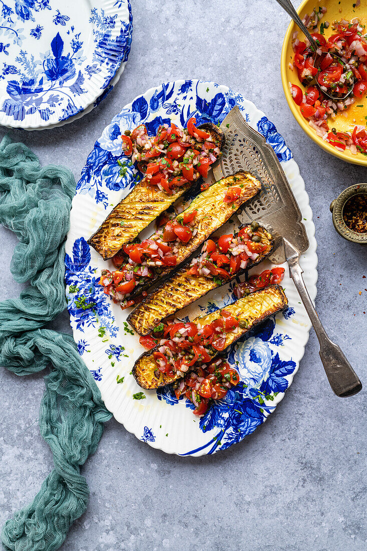 Zucchini aus dem Air Fryer