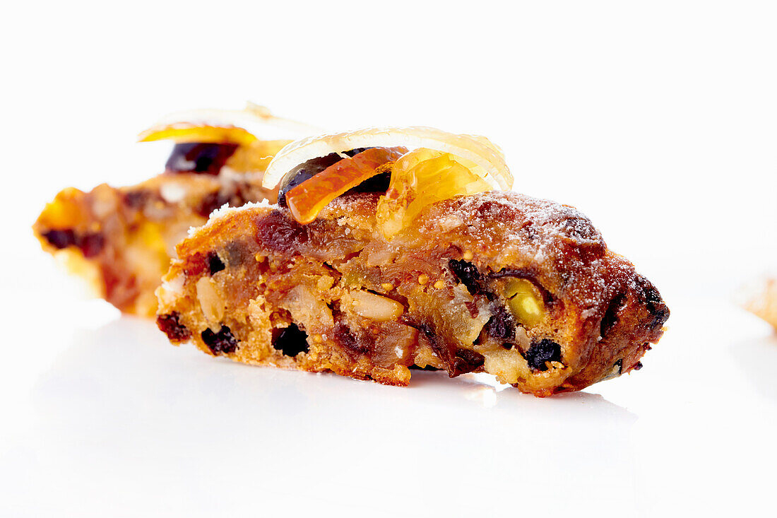 Cake with dried fruits