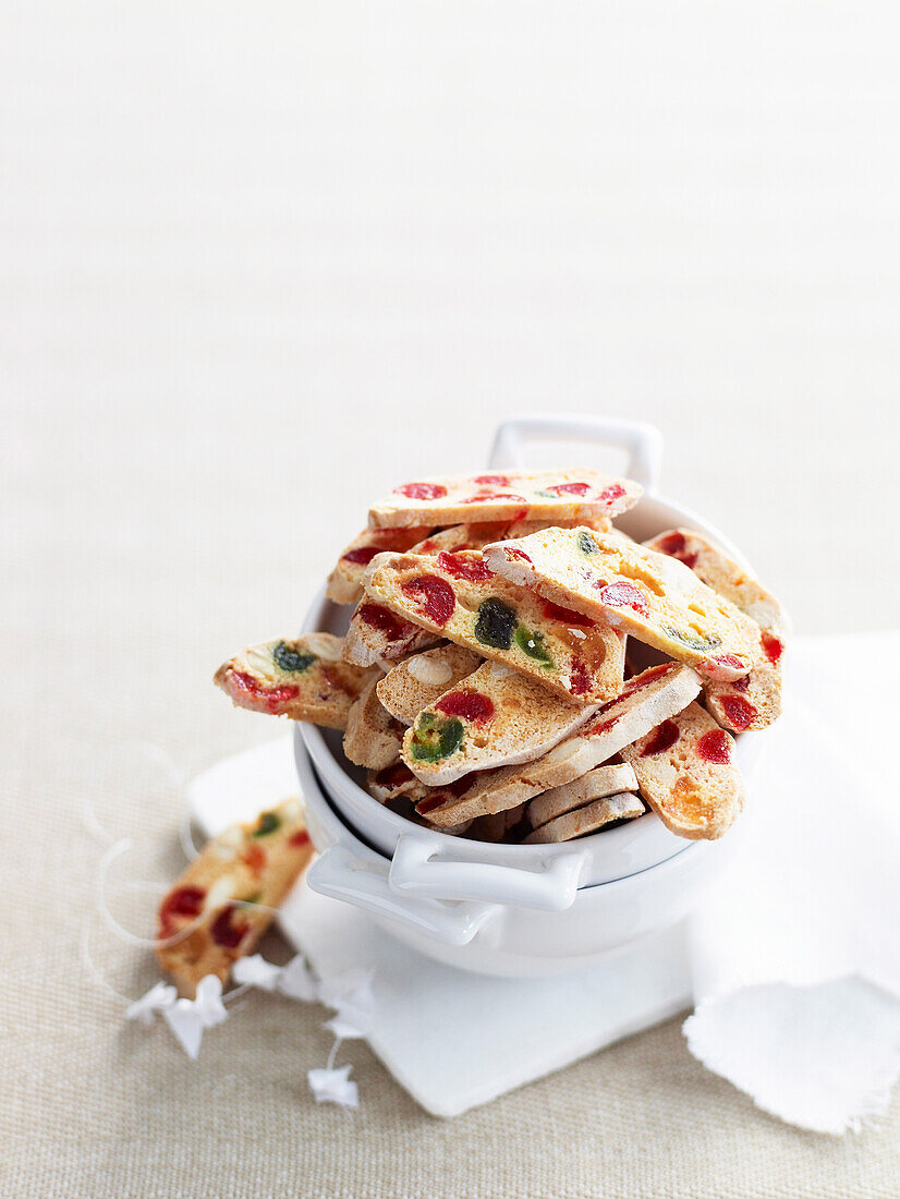 Candied fruit cookies