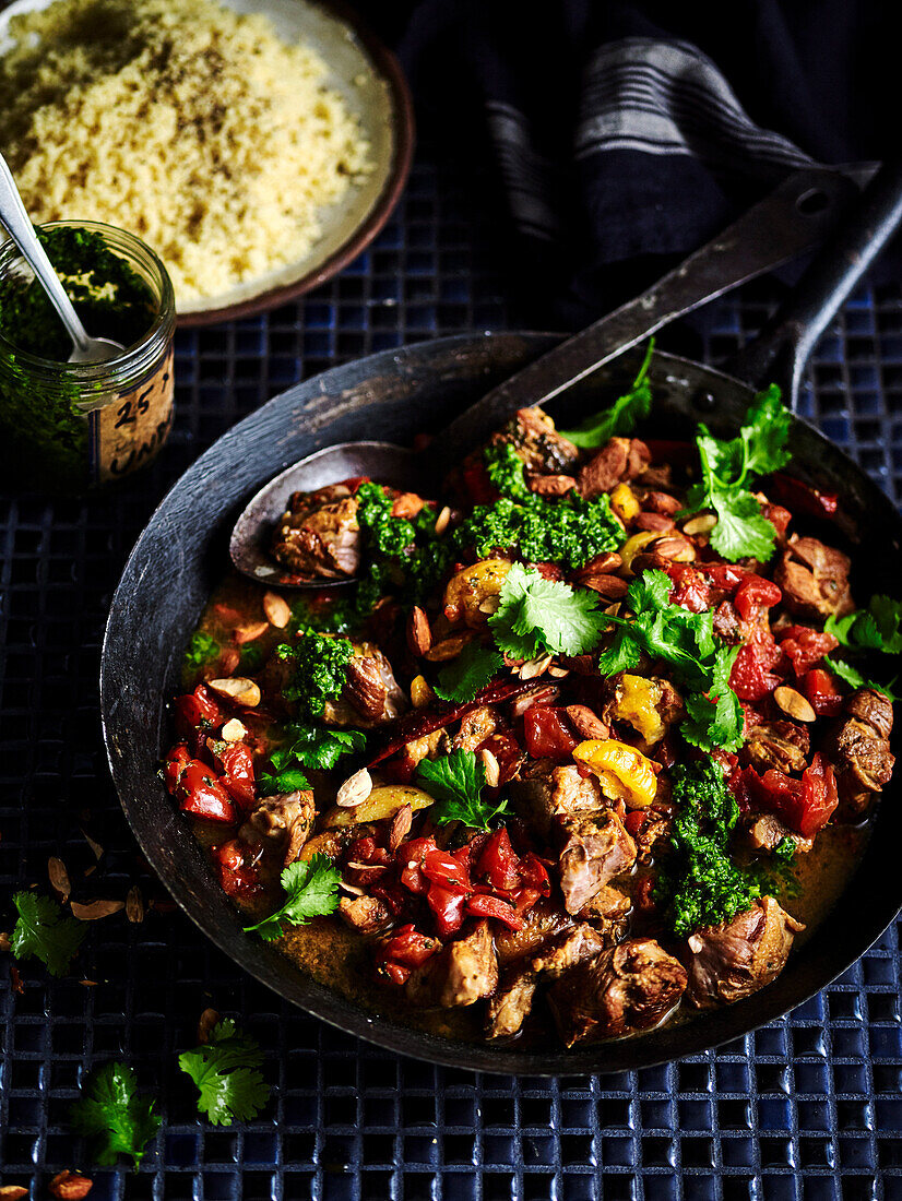 Lamb tagine with chermoula