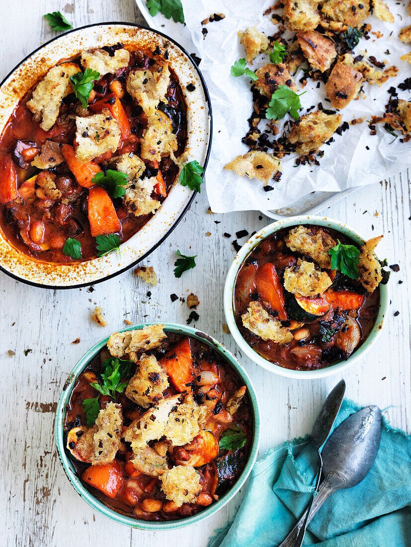 Vegetable cassoulet