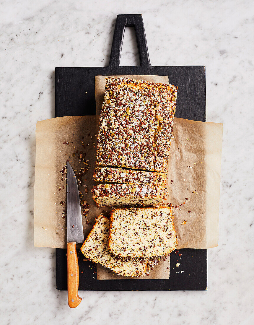 Seeded keto bread