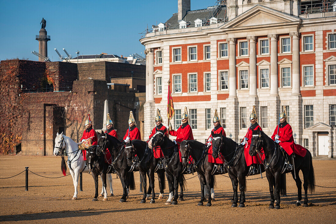 Wachablösung, Horse Guards, Westminster, London, England