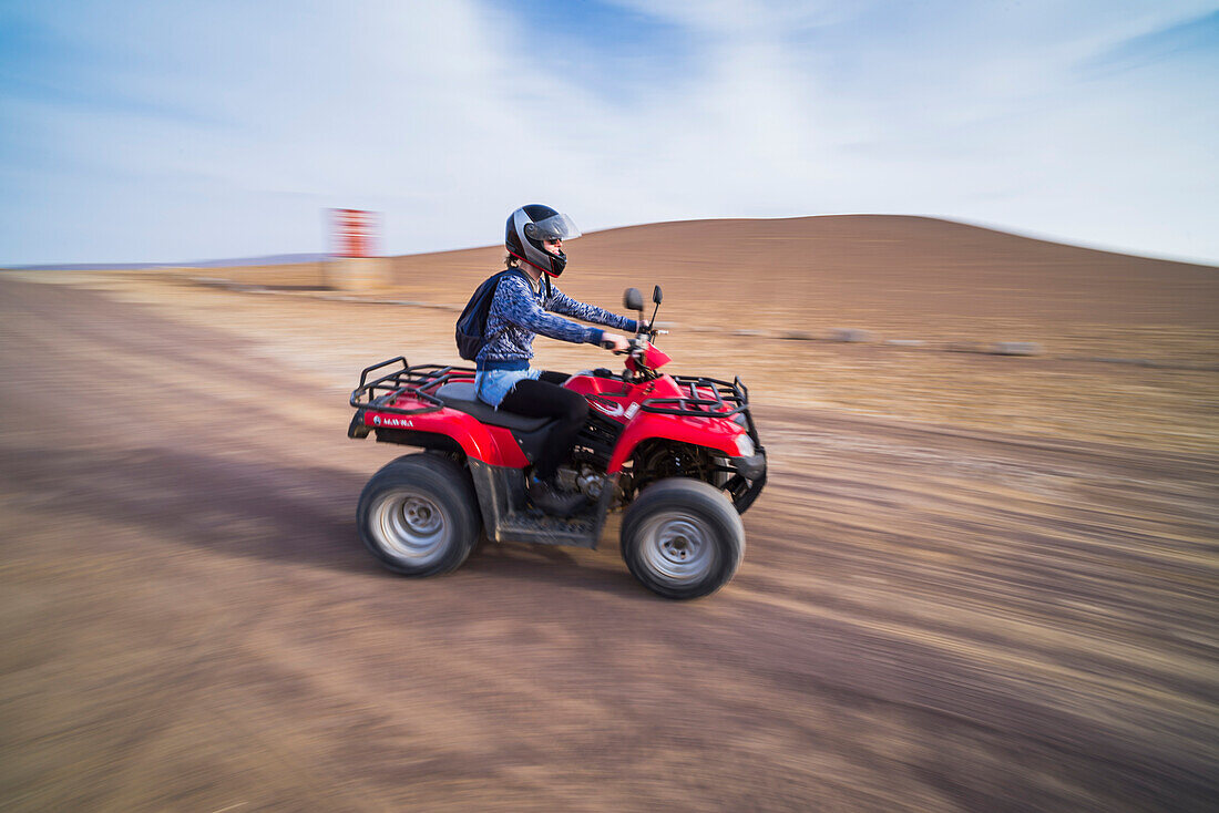 Quadbiking in Paracas National Reserve (Reserva Nacional de Paracas), Ica, Peru