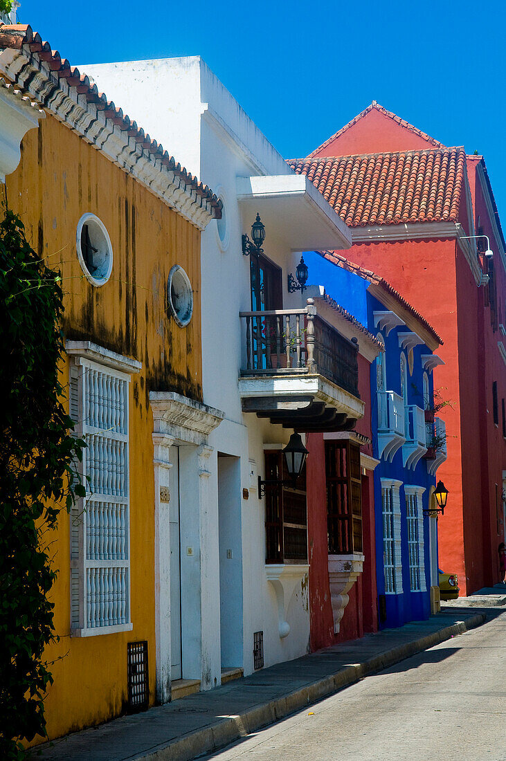 Die Architektur von "Cartagena de indias" in Kolumbien