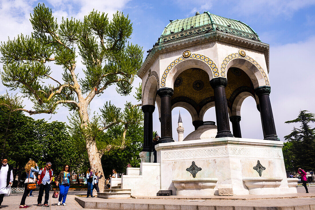 Brunnen von Kaiser Wilhelm II., Hippodrom-Platz, Istanbul, Türkei