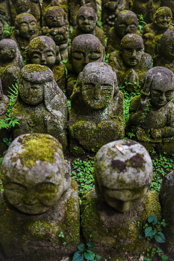 Der buddhistische Tempel Otagi Nenbutsu-ji im Stadtviertel Arashiyama in Kyoto, Japan