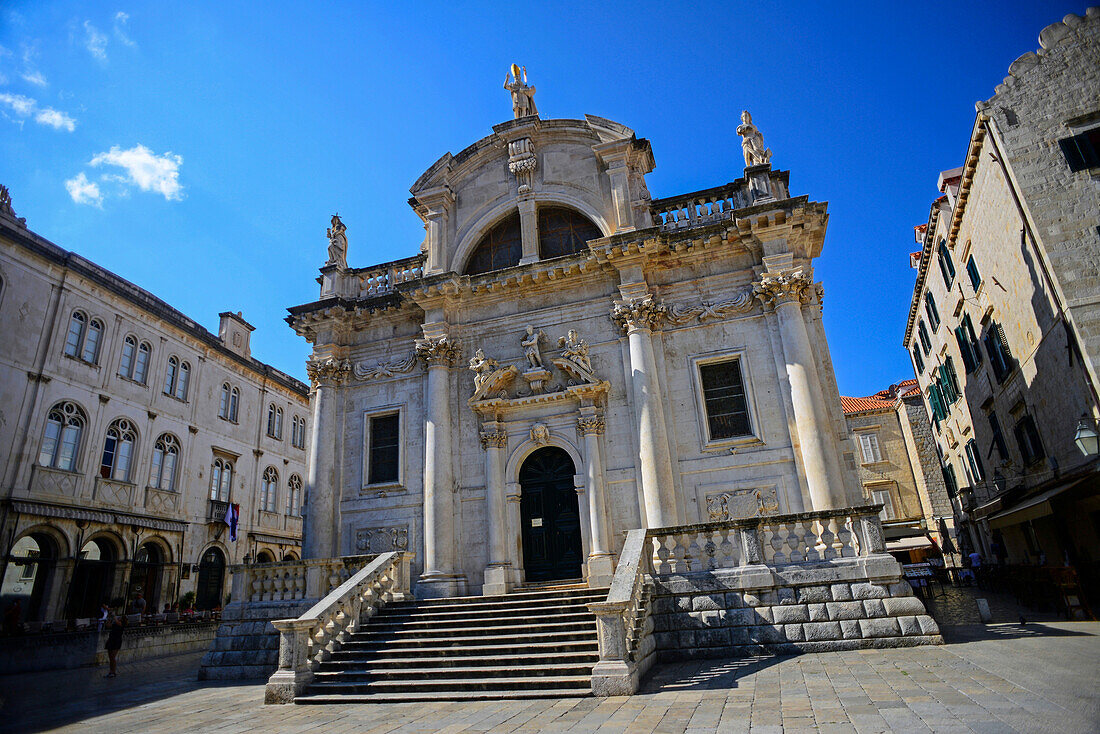 The Church of Saint Blaise in the Old Town of Dubrovnik, Croatia